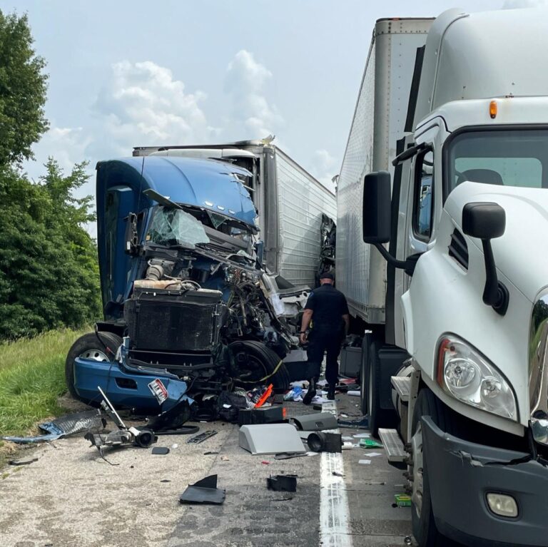 Fatal crash involving 3 semi-trucks forces closure of Michigan's I-96